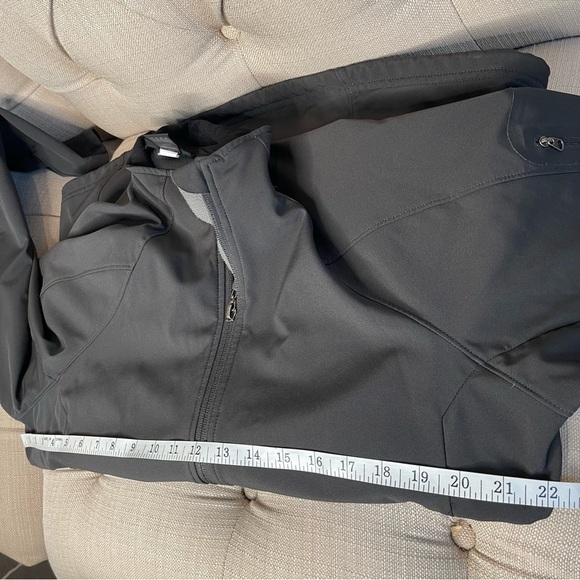 Rei Grey Zip Front Lightweight Fleece lined Jacket Sz XL - Picture 7 of 9
